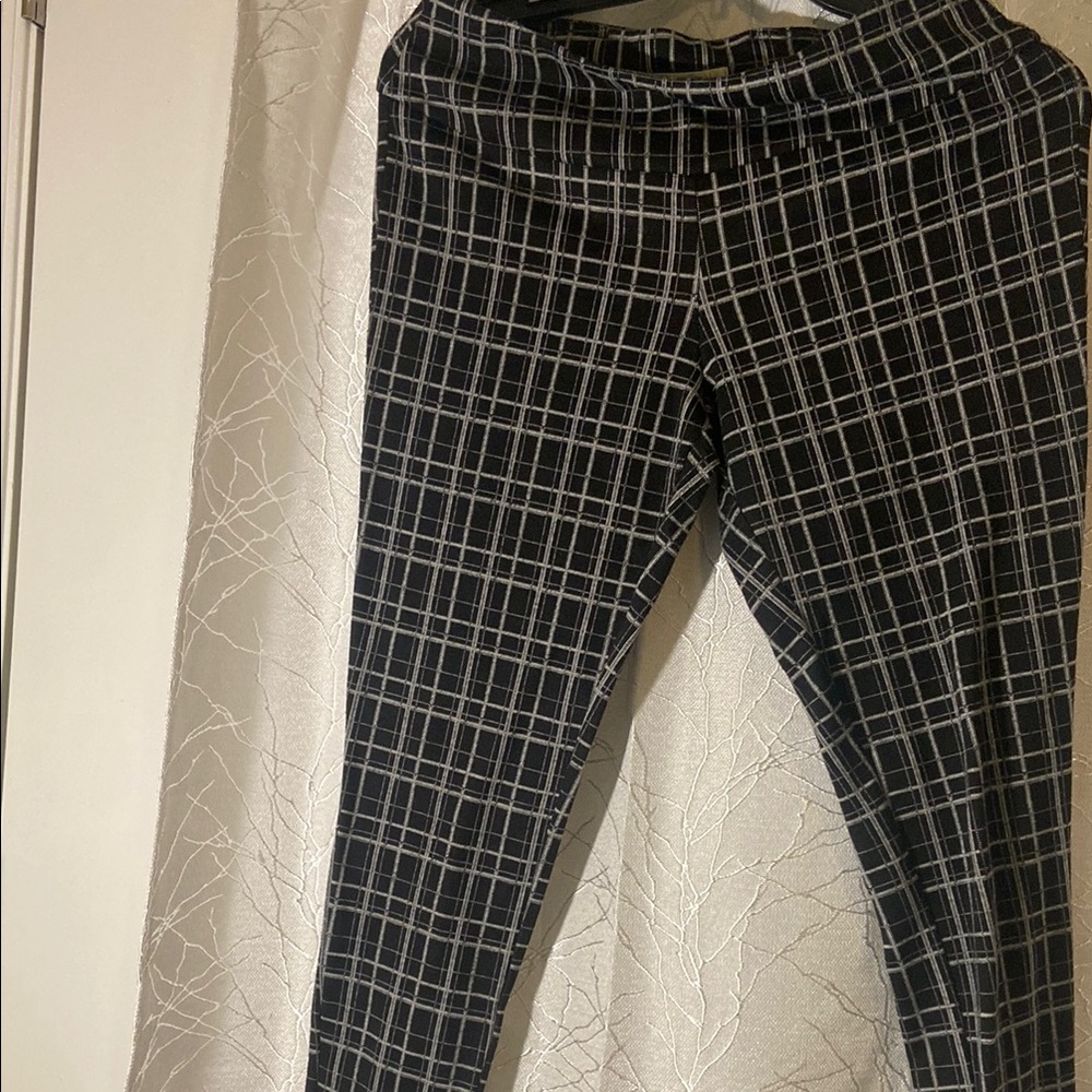 Cooper & Ella Black and White Checkered Pants